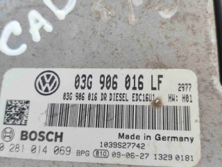 Блок управления двигателем (ЭБУ)), ориг. номер 03G906016LF, Volkswagen Caddy 3 2004-2010