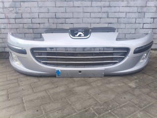 бампер передний Peugeot 407 1 поколение 2004-2008