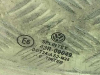 Стекло двери задней правой, ориг. номер 43R-00049, 1J6845026K, Volkswagen Golf 1991-2000