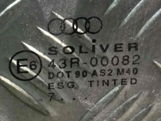 Стекло двери передней левой, ориг. номер 43R00082, 8L3845201, Audi A3 2000-2003