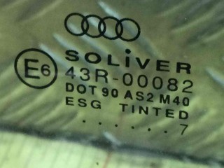 Стекло двери передней правой, ориг. номер 8L3845202, Audi A3 2000-2003