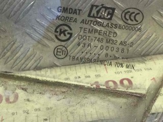 Стекло двери передней левой, ориг. номер 96601506, 96601500, Chevrolet Matiz 2005-2008