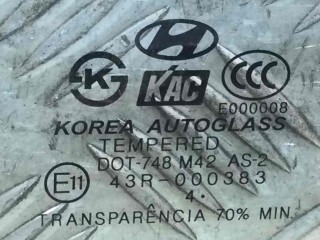 Стекло двери задней левой, ориг. номер 834173K000, Hyundai Sonata 2001-2013