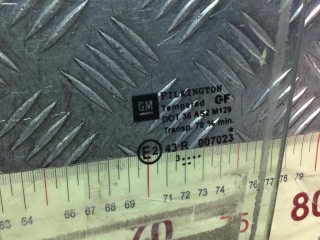 Стекло двери задней левой, Opel Signum 2003-2005