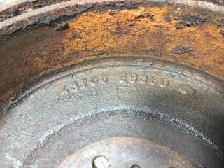 Барабан тормозной, ориг. номер 43206EB360, Nissan Navara 2001-2007