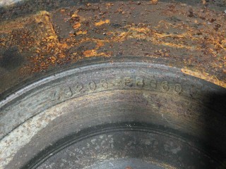 Барабан тормозной, ориг. номер 43206EB360, Nissan Navara 2001-2007