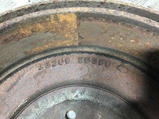 Барабан тормозной, ориг. номер 43206EB360, Nissan Navara 2001-2007