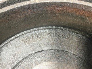 Барабан тормозной, ориг. номер 43206EB360, Nissan Navara 2001-2007