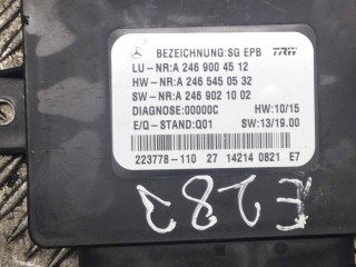Блок ручника (стояночного тормоза), ориг. номер A2469004512, Mercedes CLA 2013-2016