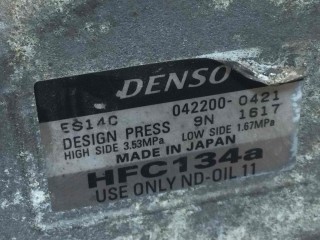 Компрессор кондиционера, ориг. номер 0422000421, ES14C, Toyota Prius 2005-2011