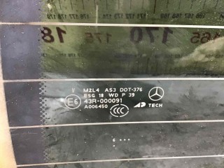 Стекло заднее, ориг. номер A1647400457, Mercedes GL 2006-2009
