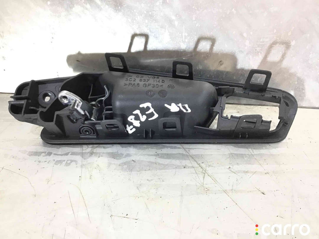 Ручка внутренняя передняя правая Volkswagen Passat 2005-2010, седан, левый руль, 3C2837114D, фото 4