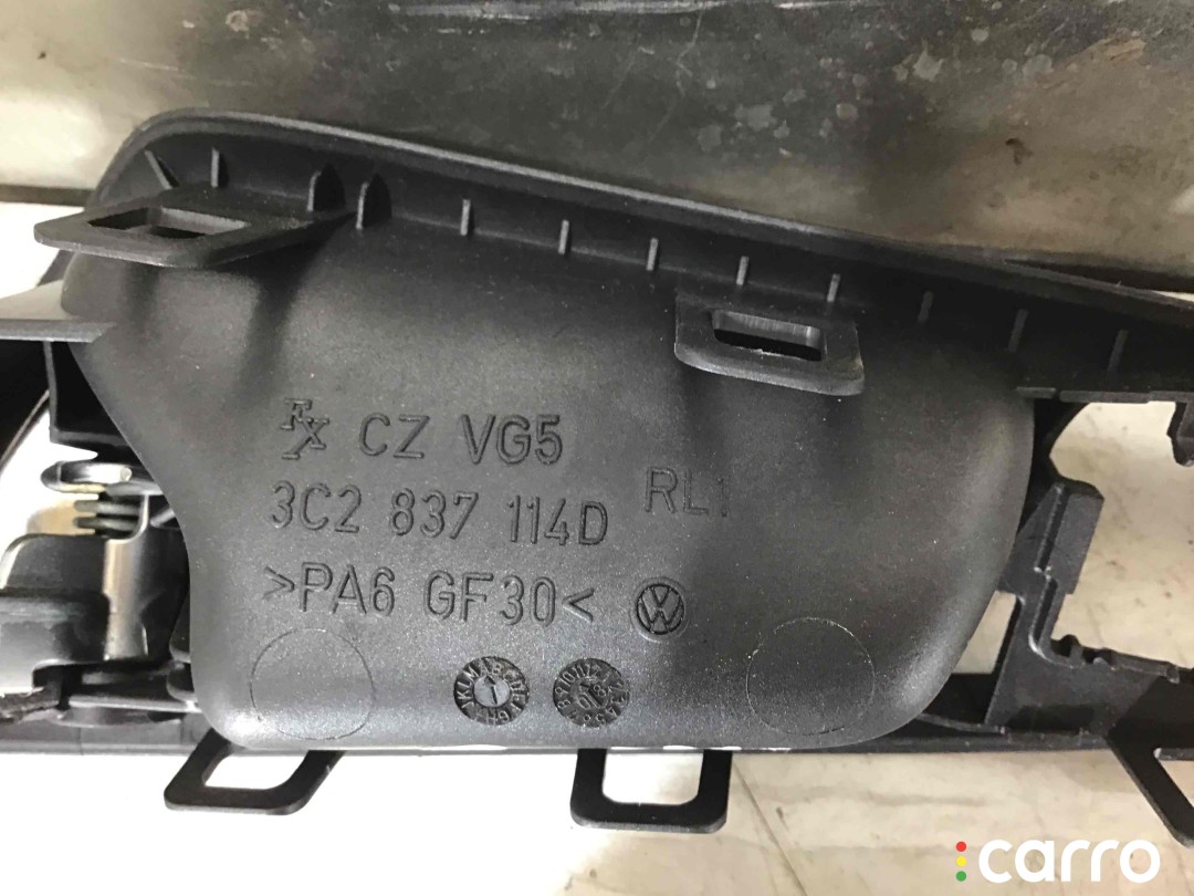Ручка внутренняя передняя правая Volkswagen Passat 2005-2010, седан, левый руль, 3C2837114D, фото 5