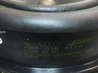 Динамик двери задней левой, ориг. номер 8E0035411, 8E0035411A, Audi A4 2000-2006