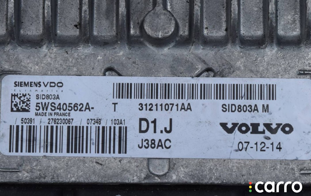блок управления двигателем Volvo V50 1 поколение [рестайлинг] 2007-2012, 31211071AA, фото 3