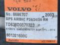 8686707 подушка безопасности сиденья передняя правая Volvo XC90 1 поколение 2003г. - фото №2