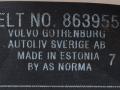 8639553 ремень безопасности задний правый Volvo V50 1 поколение [рестайлинг] 2010г. - фото №4