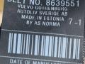 8639551 ремень безопасности задний левый Volvo V50 1 поколение [рестайлинг] 2010г. - фото №3