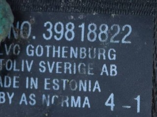 ремень безопасности задний правый, ориг. номер 39818822, Volvo XC70 2 поколение 2007-2013