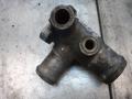 0261211332 Фланец (тройник) системы охлаждения Audi 80 B3/8A 1989г. - фото №3