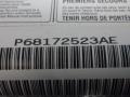 68172523AE Подушка безопасности боковая (шторка) Dodge Challenger 3 поколение [2-й рестайлинг] 2018г. - фото №3