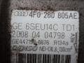 4F0260805AE, 6SE414C Компрессор кондиционера Audi A4 B7 2008г. - фото №4