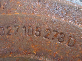 Комплект сцепления, ориг. номер 027105273D, Volkswagen Golf 4 поколение 1997-2006