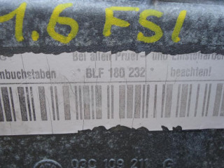Двигатель, ориг. номер BLF, Volkswagen Golf 5 поколение 2003-2009