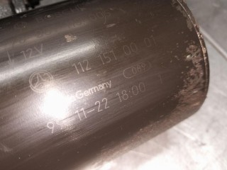 Стартер, ориг. номер 0001115005, A1121510001, Mercedes E W210 1995-1999