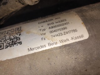 Мост задний, ориг. номер A9063502401, Mercedes Sprinter W906 2006-2014