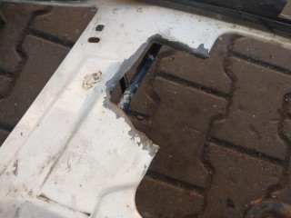 Передняя панель крепления облицовки (телевизор), ориг. номер 2D0805591, Volkswagen LT 2 поколение 1996-2006