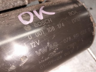 Стартер, ориг. номер 0001108174, 078911023D, Audi A6 C5/4B 2001-2005