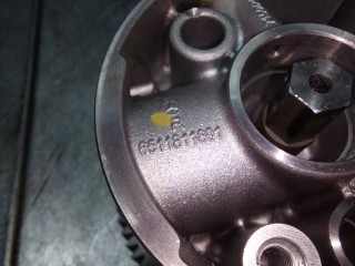 Насос масляный, ориг. номер A6511810312, A6511802801, A6511811801, Mercedes S W222 2013-2017