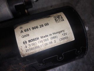 Стартер, ориг. номер A6519062800, 0001139065, Mercedes ML W166