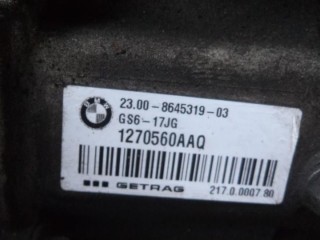 КПП механическая (МКПП), ориг. номер B37D15A, GS6-17JG, 23.00-8645319-03, BMW 1 F20/F21