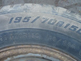 Диск штампованный, ориг. номер 70R15C, Mercedes Vito W638 1996-2003