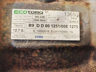двигатель, ориг. номер FHU6, JC466007EA, Ford F-Max