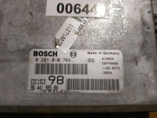 Блок управления двигателем, ориг. номер EDC15C2, 0281010764, 9644199580, Citroen C5 2000-2004