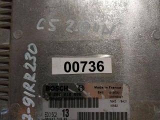 Блок управления двигателем, ориг. номер EDC15C2, 0281010808, 9644721080, Citroen C5 2000-2004